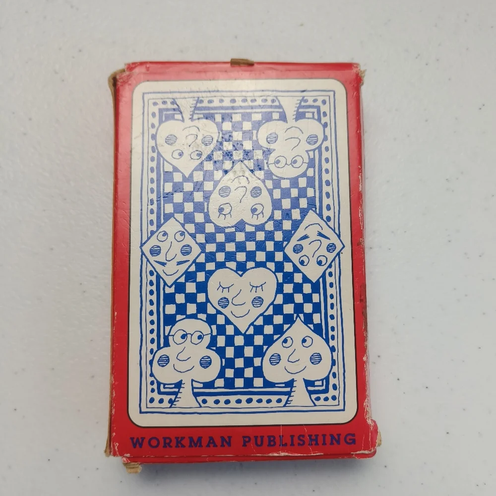 VTG Workman Publishing Kids Deck‎ of Playing Cards Large Size Oversize 3 1/4x5